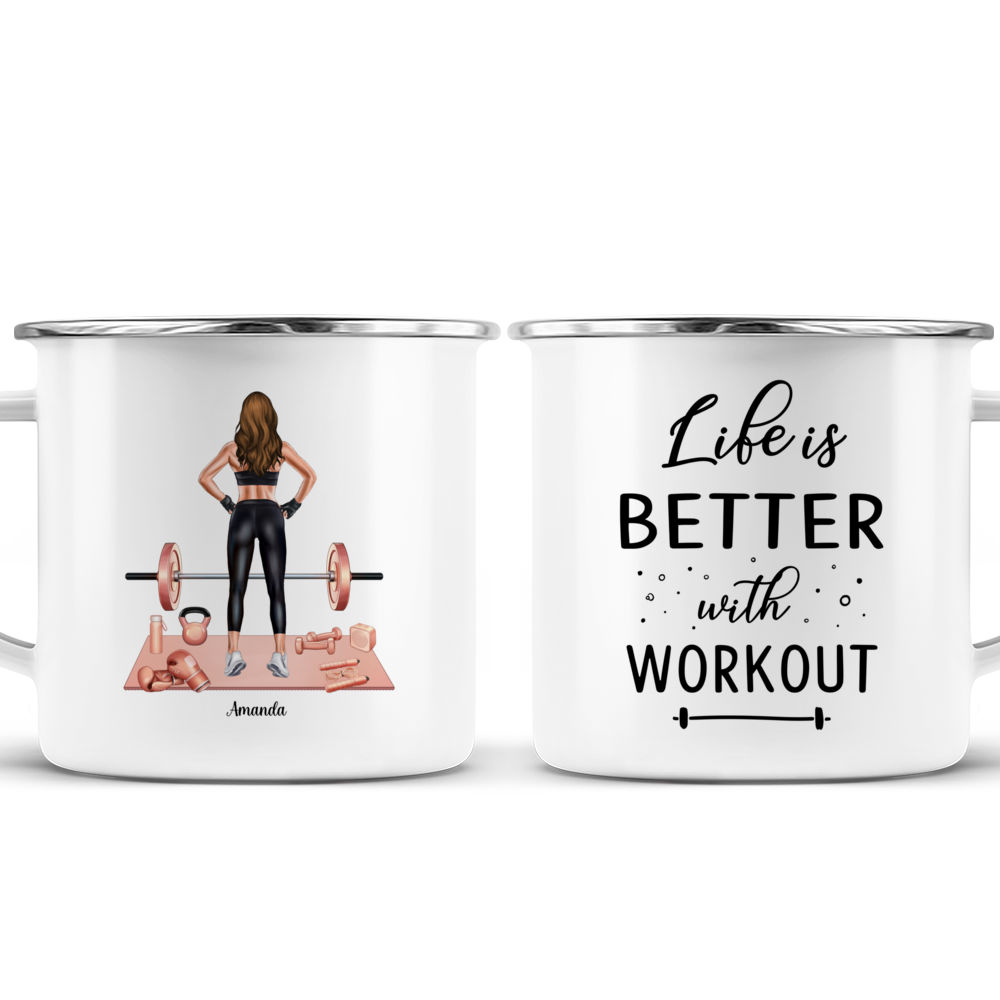 Personalized Mug - Gym Girl - Stronger Than You Think