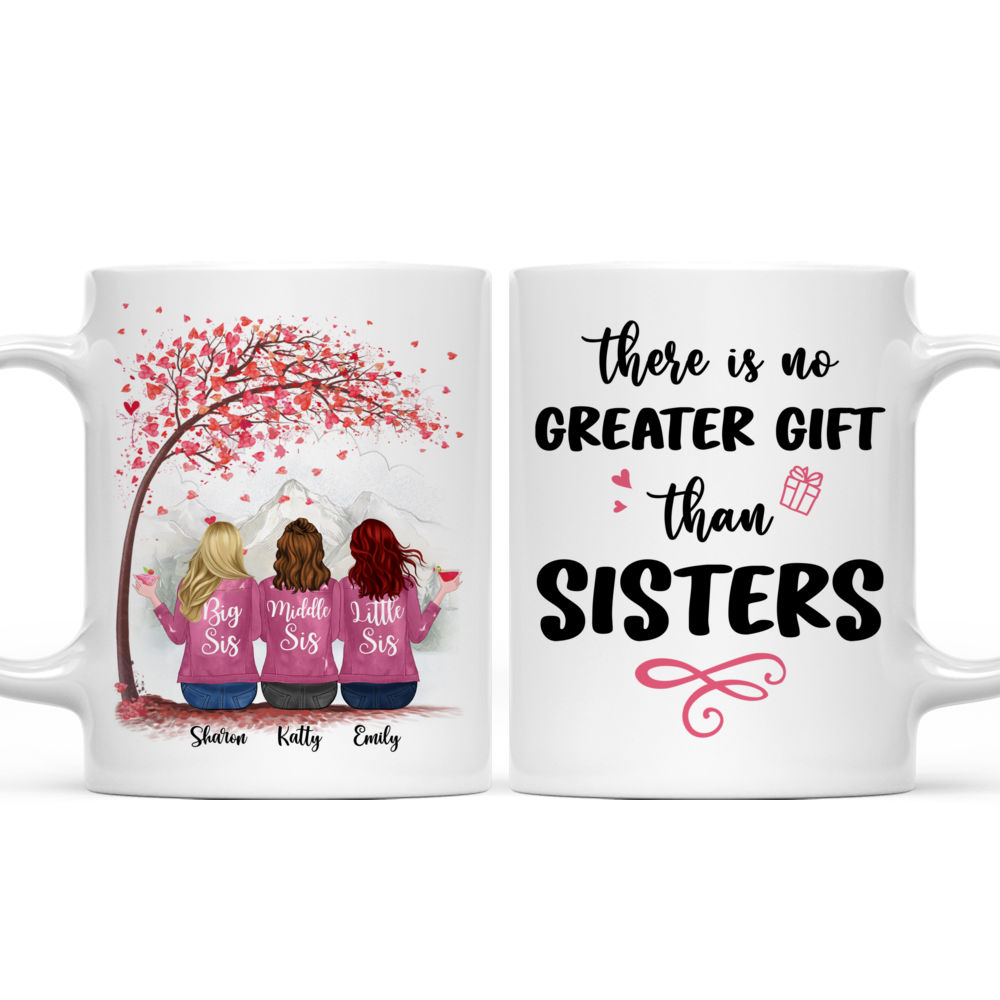 Personalized Mug - Up to 6 Sisters - There Is No Greater Gift Than Sisters (Ver 2) (TT/S)_3