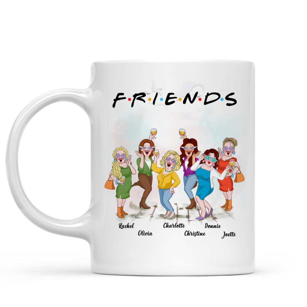 Up to 7 Women - Custom Mug for Friends - Birthday Gift, Christmas Gift, Gift For Best Friends, Sisters, Besties - Personalized Mug_1