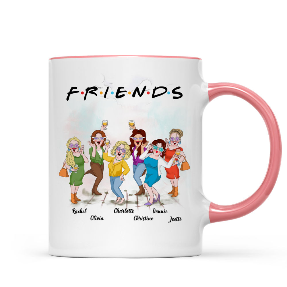 Personalized Mug - Up to 7 Women - Friends Nutrition Facts (7314)