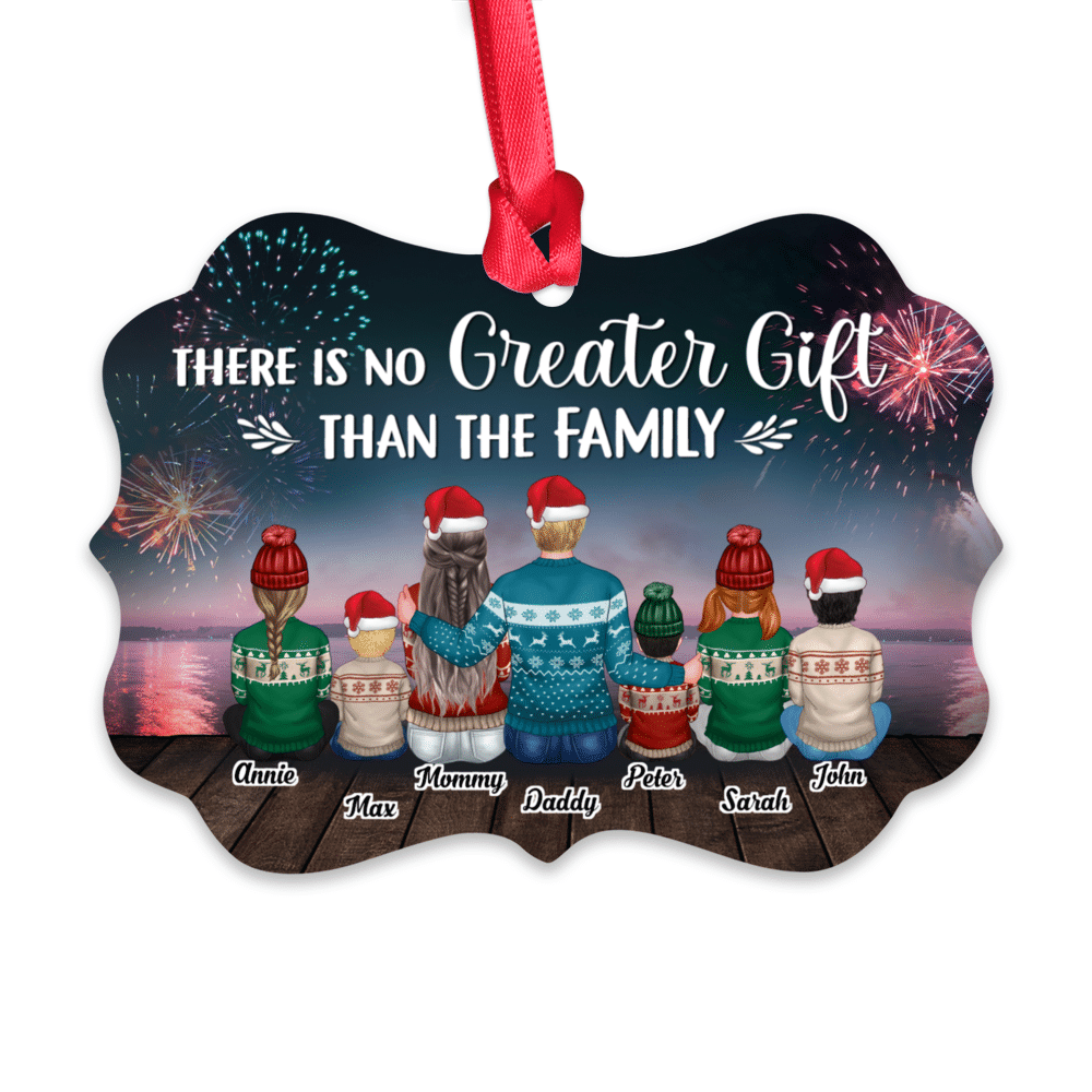 Personalized Ornament - Family - There Is No Greater Gift Than The Family_1