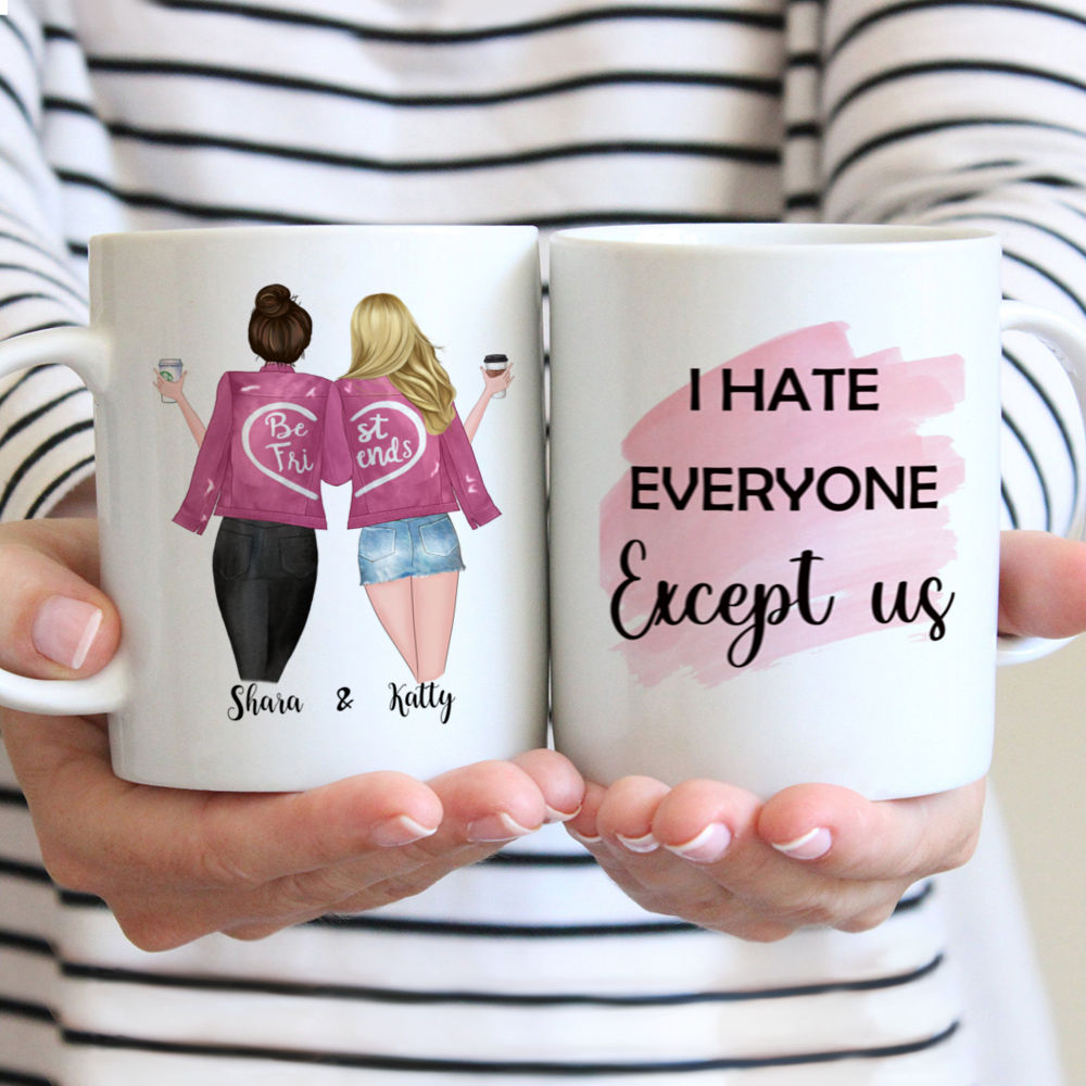 Crazy Corner Happiness is insulting your best friend Magic Mug (330 ML)