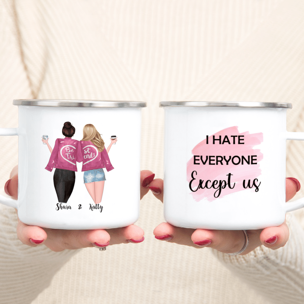 Crazy Corner Happiness is insulting your best friend Magic Mug (330 ML)