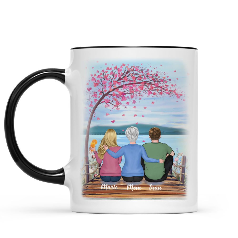 BOY MOM  Personalized Metal Coffee Mug - Etchey