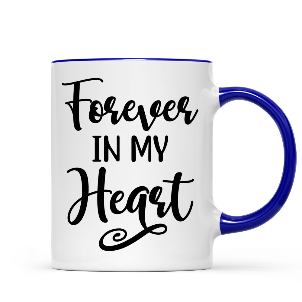 Personalized Floral Heart Travel Coffee Mug, Design: M5 - Everything Etched