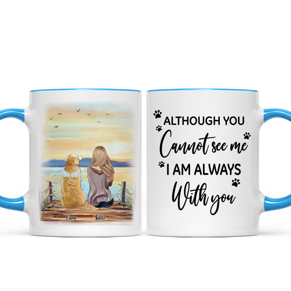 Coffee mug with a love message: Anywhere but with you! –