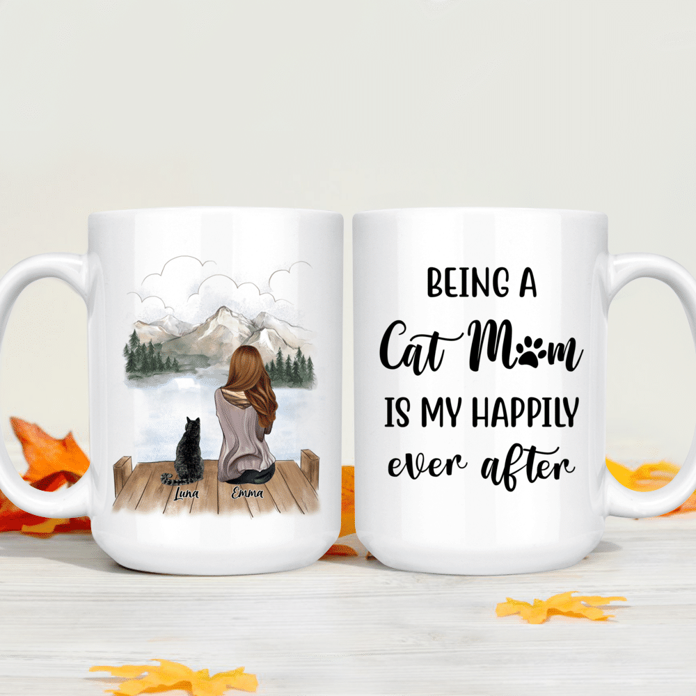 Funny New Mom Mug - The Cat is Jealous of Baby