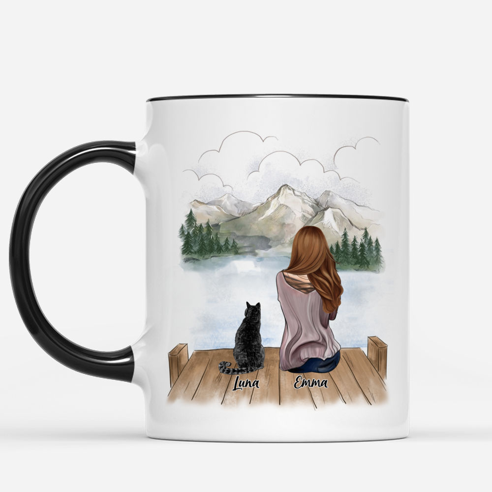 Funny New Mom Mug - The Cat is Jealous of Baby