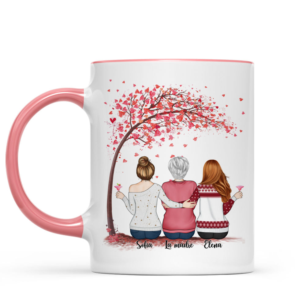 Personalized Three Daughters and Mom Mug — Glacelis