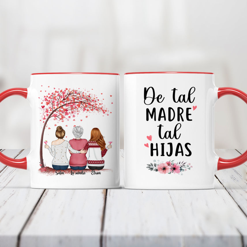 Personalized Mug - Spanish Mother and Daughter - De Tal Madre Tal Hijas