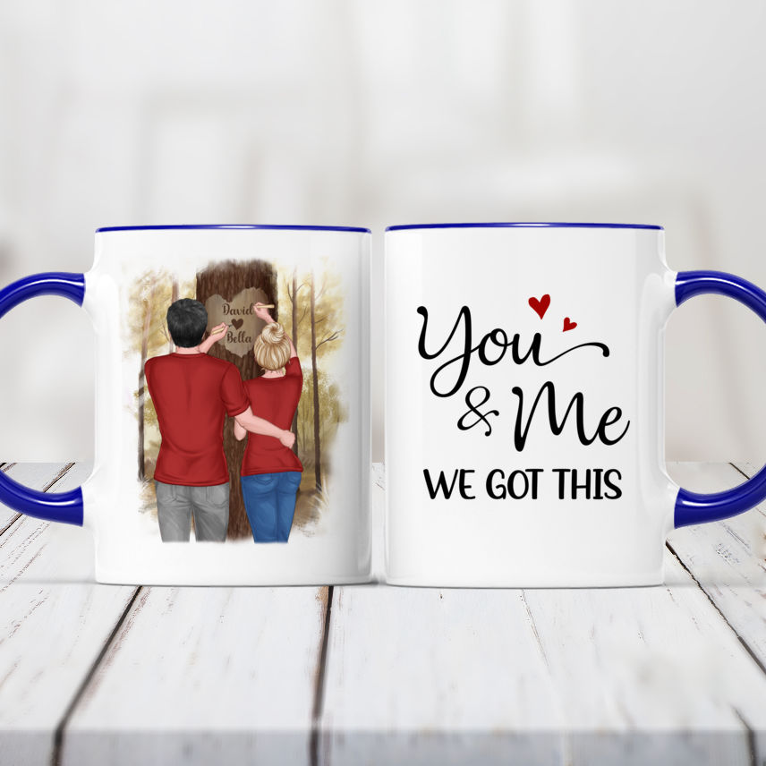 I'm Glad We Swiped Right Couple Coffee Mug, Valentine Gift HN590 —  GeckoCustom