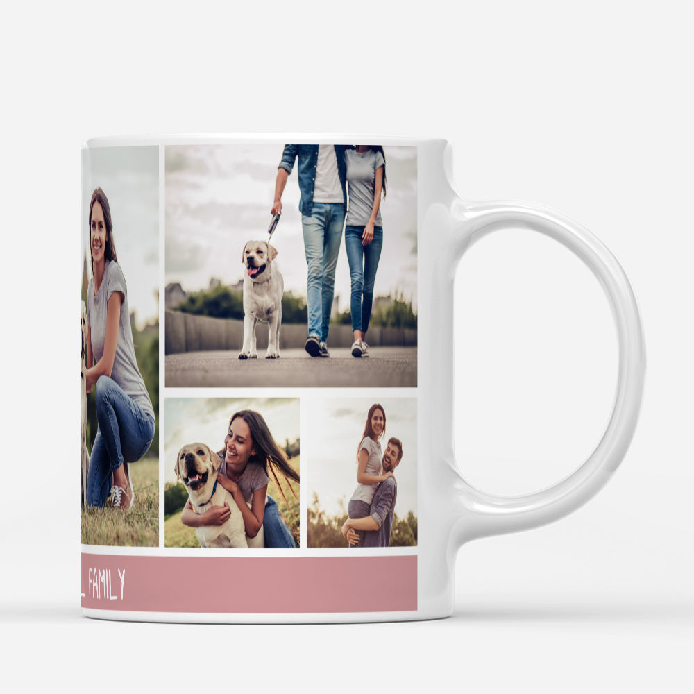 Photo Mug - Simply Family- Couple Photo Gifts, Wedding, Anniversary Gifts, Engagement, Valentine Gifts For Couples - Personalized Photo Mug_1