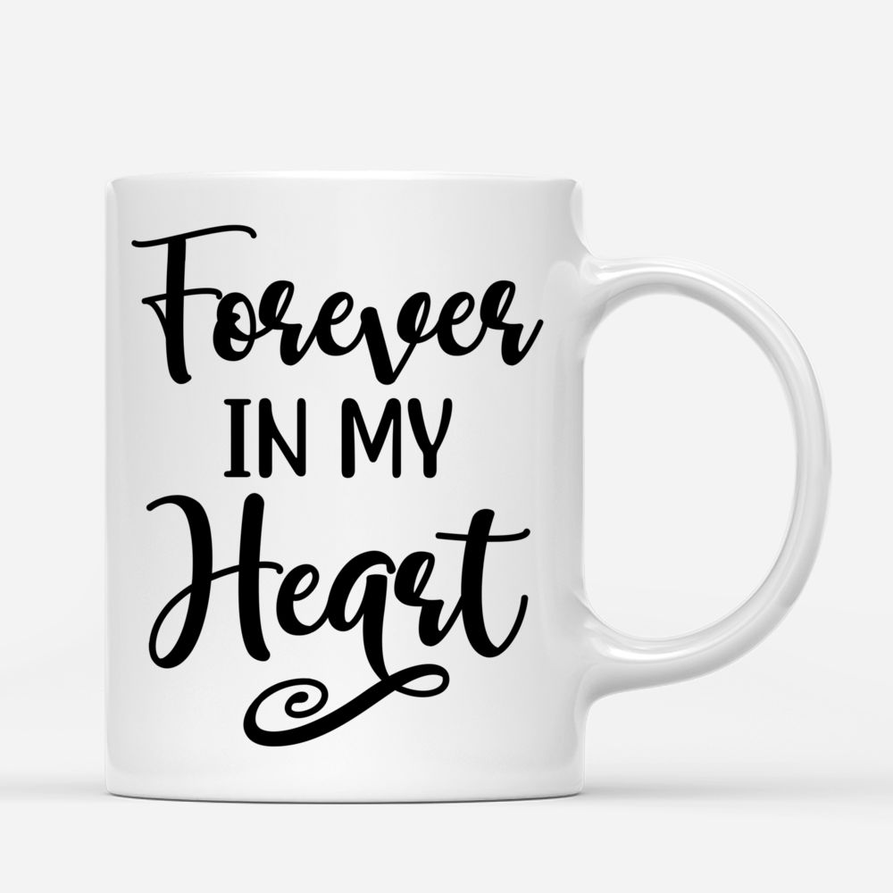 Personalized Mug - Couple and Dog - Forever In My Heart - Couple Mug, Couple Gifts_2