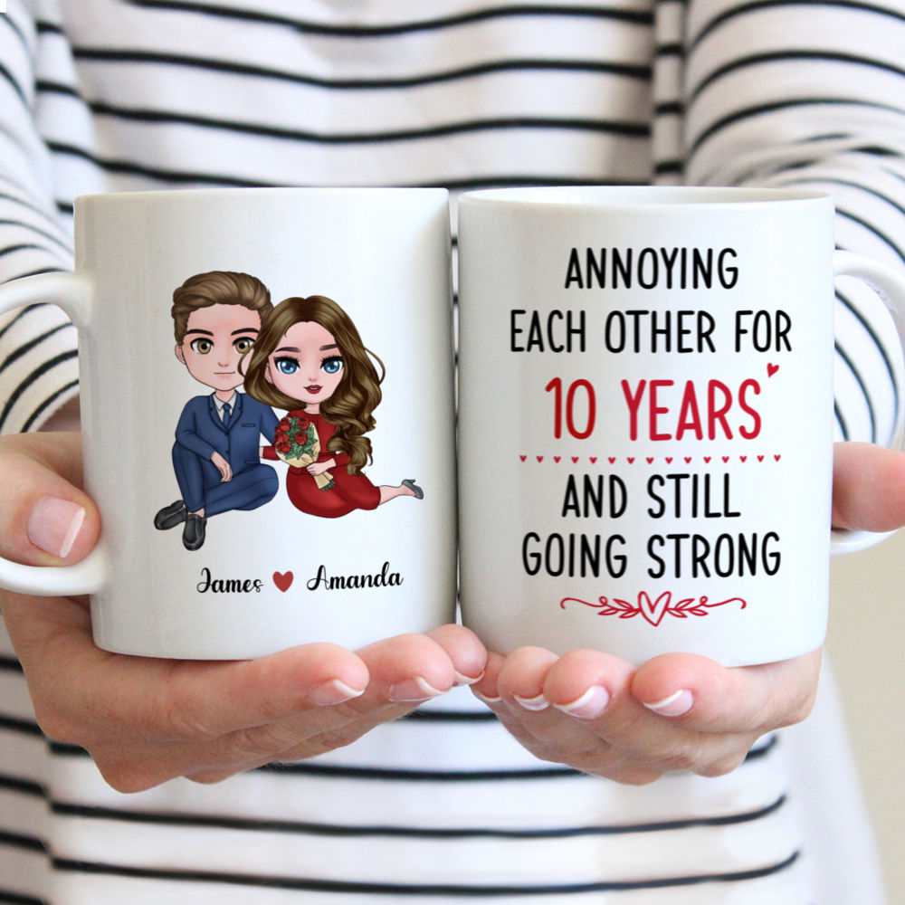 Personalized Mug - Couple Mug - Annoying Each Other for Years and Still Going Strong - Valentine's Day Gifts, Couple Gifts, Gifts For Her, Him