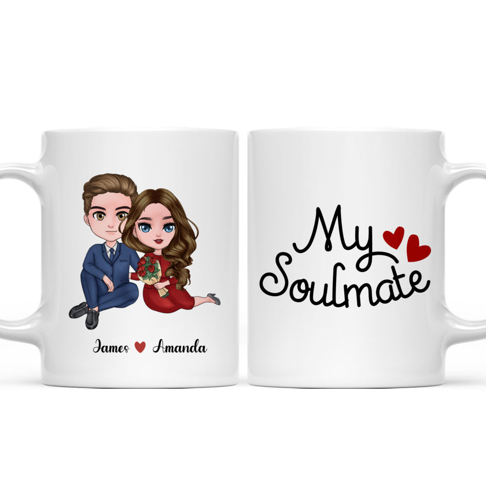 Personalized Mug - Couple Mug - My Soulmate - Valentine's Day Gifts, Couple Gifts, Gifts For Her, Him, Boyfriend, Girlfriend_3