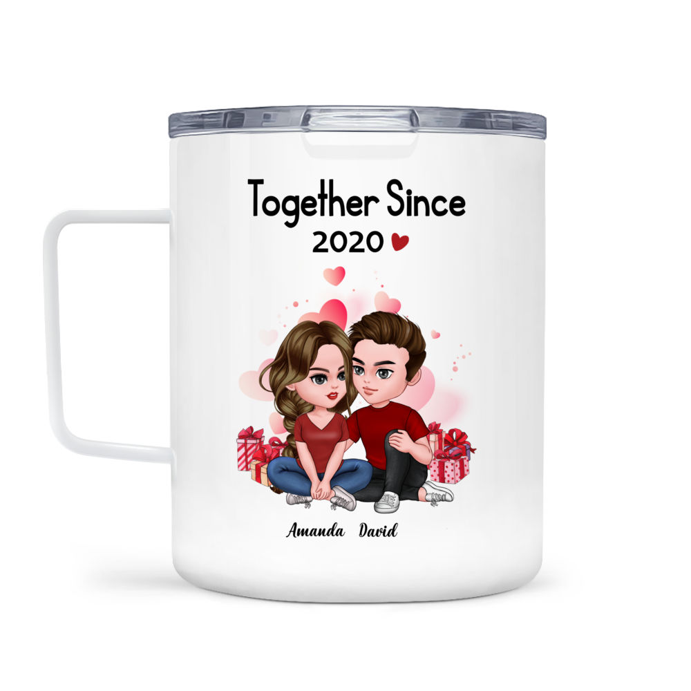 Couples Customized 25th Wedding Anniversary for Her Him Beer Mug Set o–  Stocking Factory