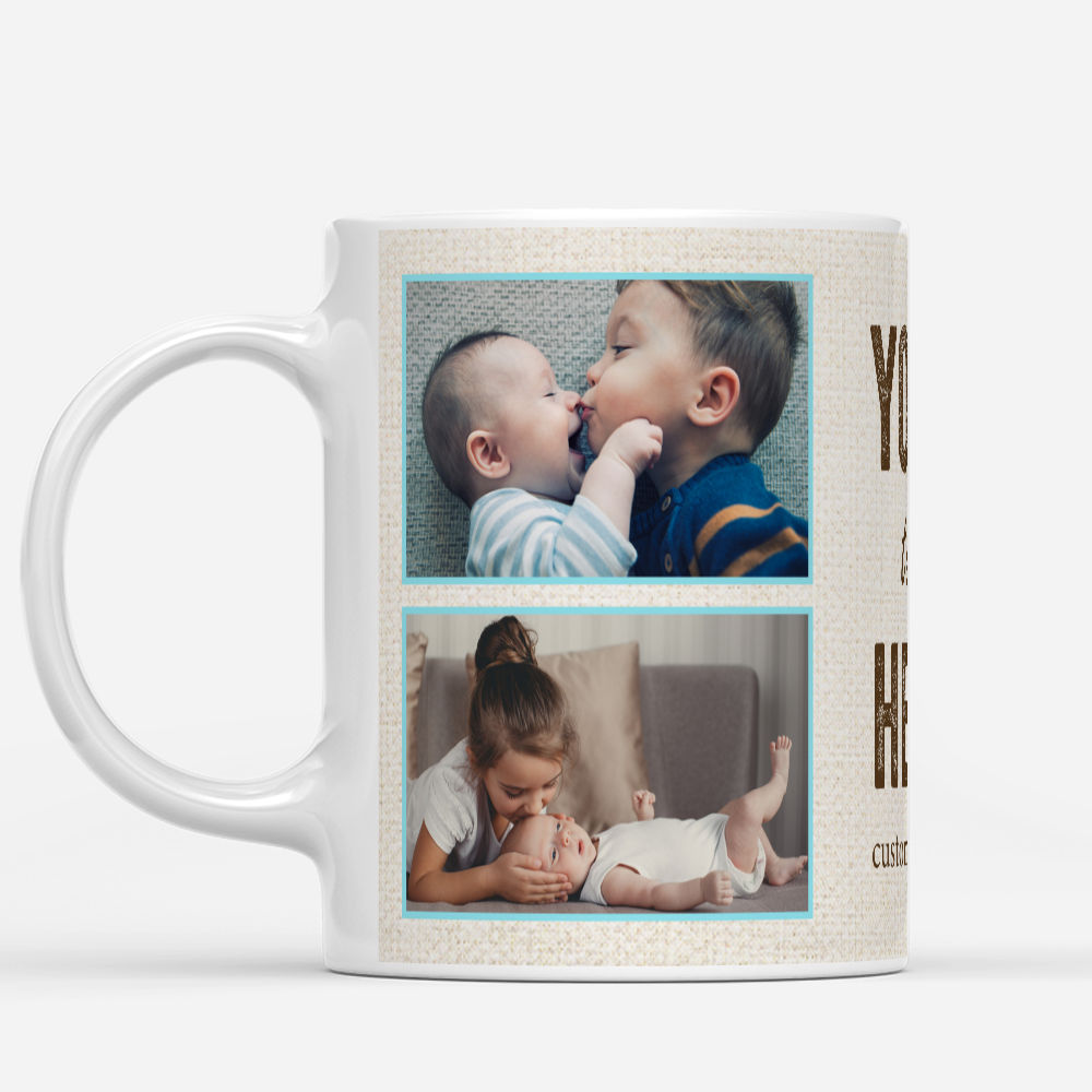 Photo Mug - Your Own Words - Christmas Gifts For Family, Custom Photo Gifts - Personalized Photo Mug