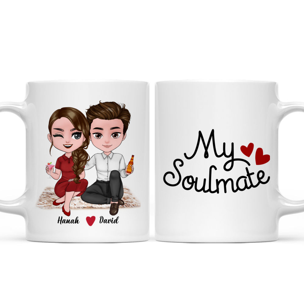 Personalized Mug - Couple chibi - My soulmate (T11167)_3