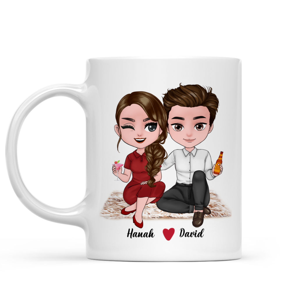 Personalized Mug - Couple chibi - My soulmate (T11167)_1