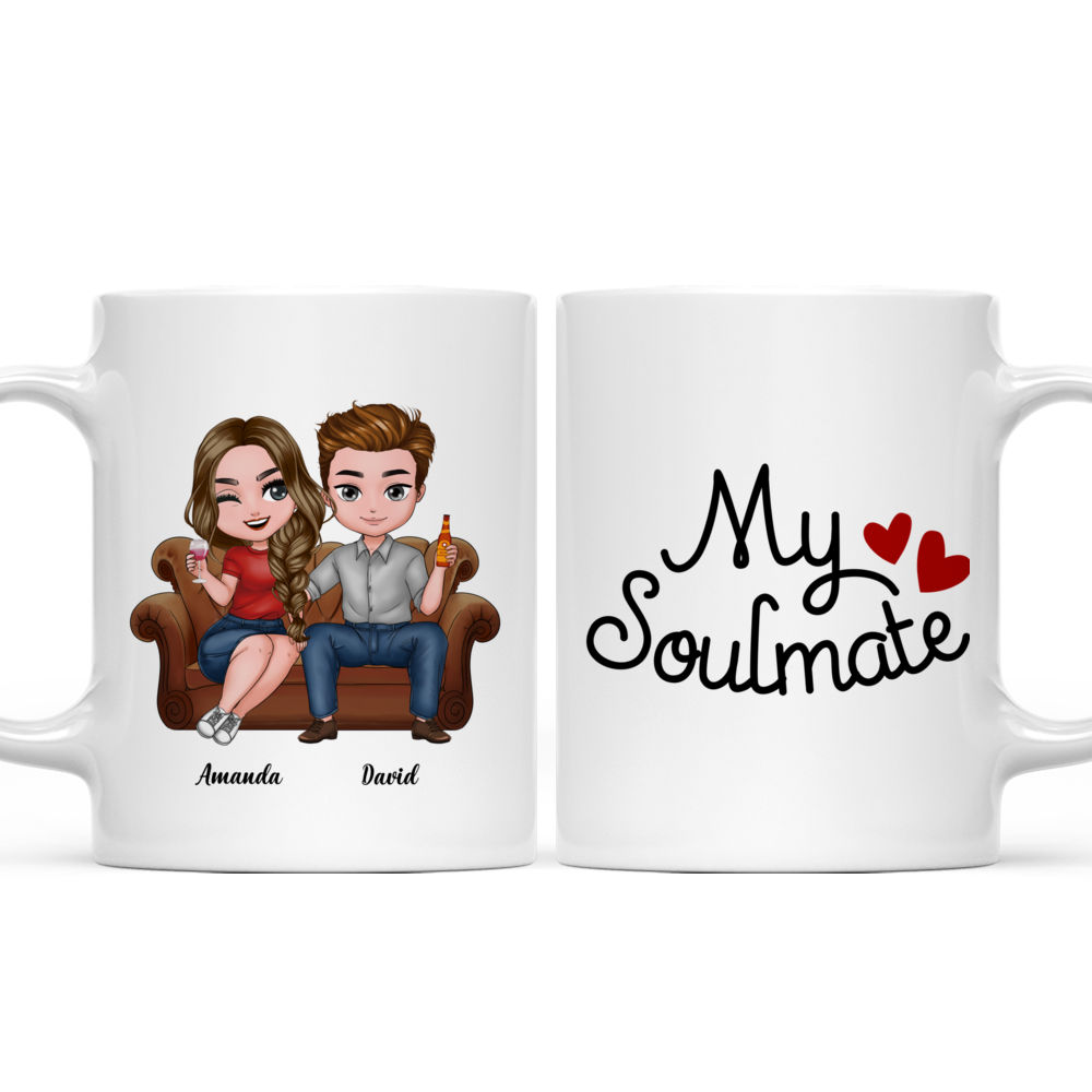 Personalized Mug - Couple chibi - My soulmate (T11128)_3