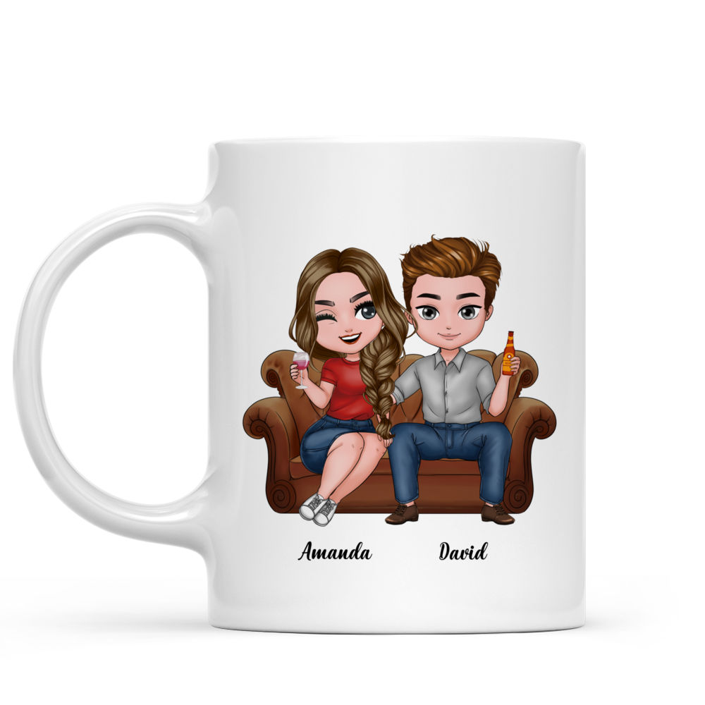 Personalized Mug - Couple chibi - My soulmate (T11128)_1
