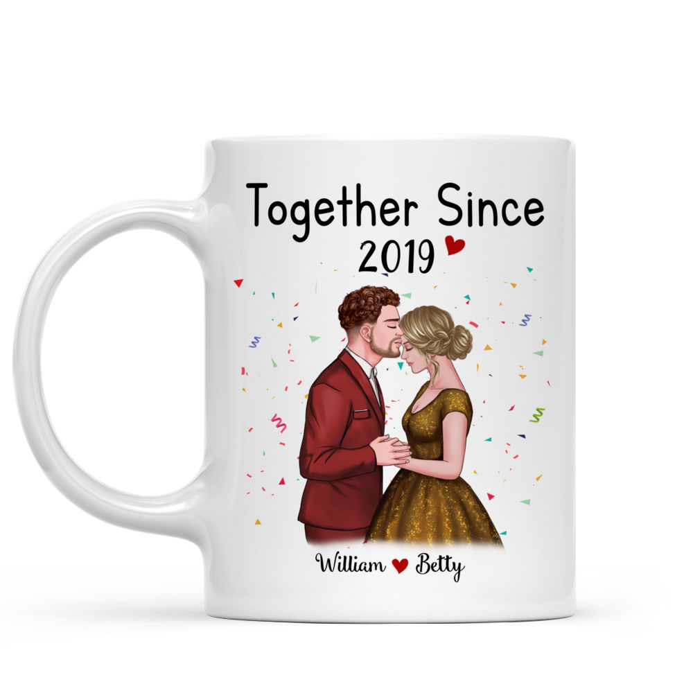 Personalized Mug - Couple Mug - Together Since Valentine's Day