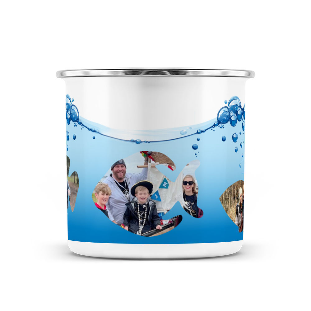 Photo Mug - Photo upload - Family Fishing - Christmas Gifts For Family, Custom Photo Gifts_1