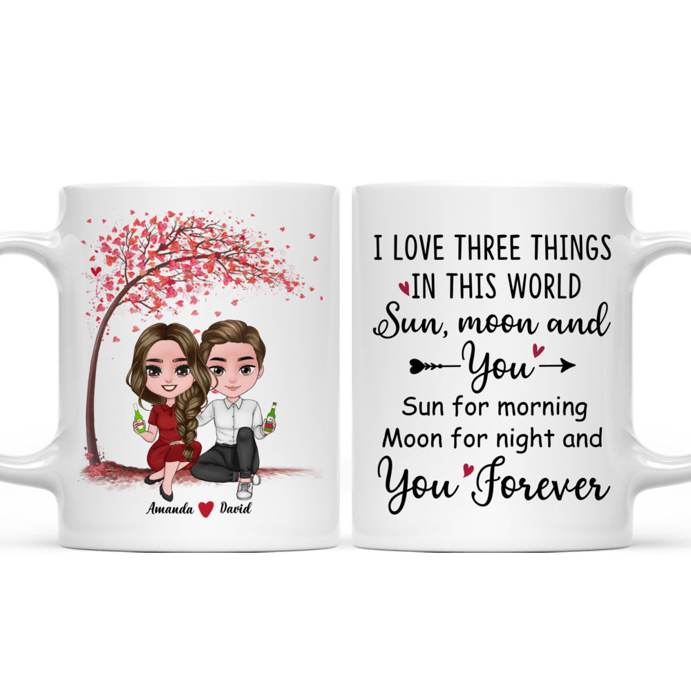 Two Mugs Pair of Mugs Sun and Moon Best Friend Mugs 