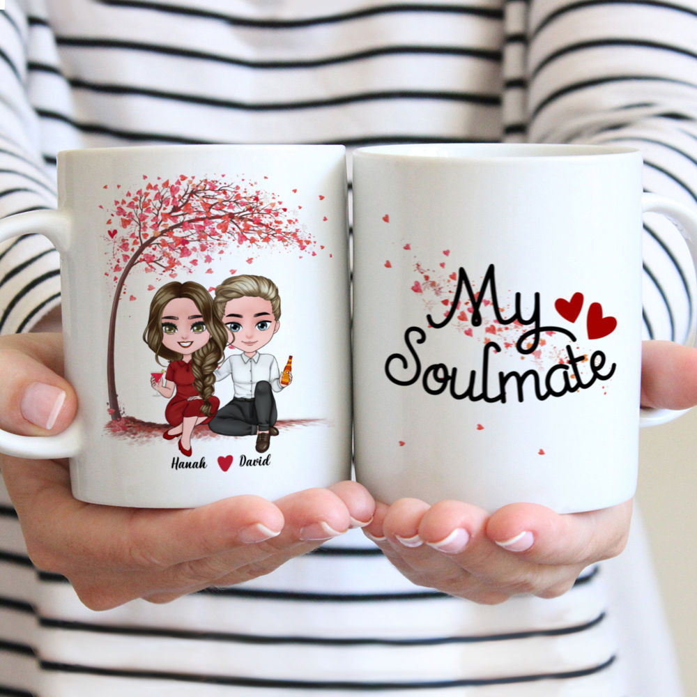 Personalized Mug - Couple Mug - My soulmate (CB) - Valentine's Day Gifts, Couple Gifts, Valentine Mug, Gifts For Her, Him