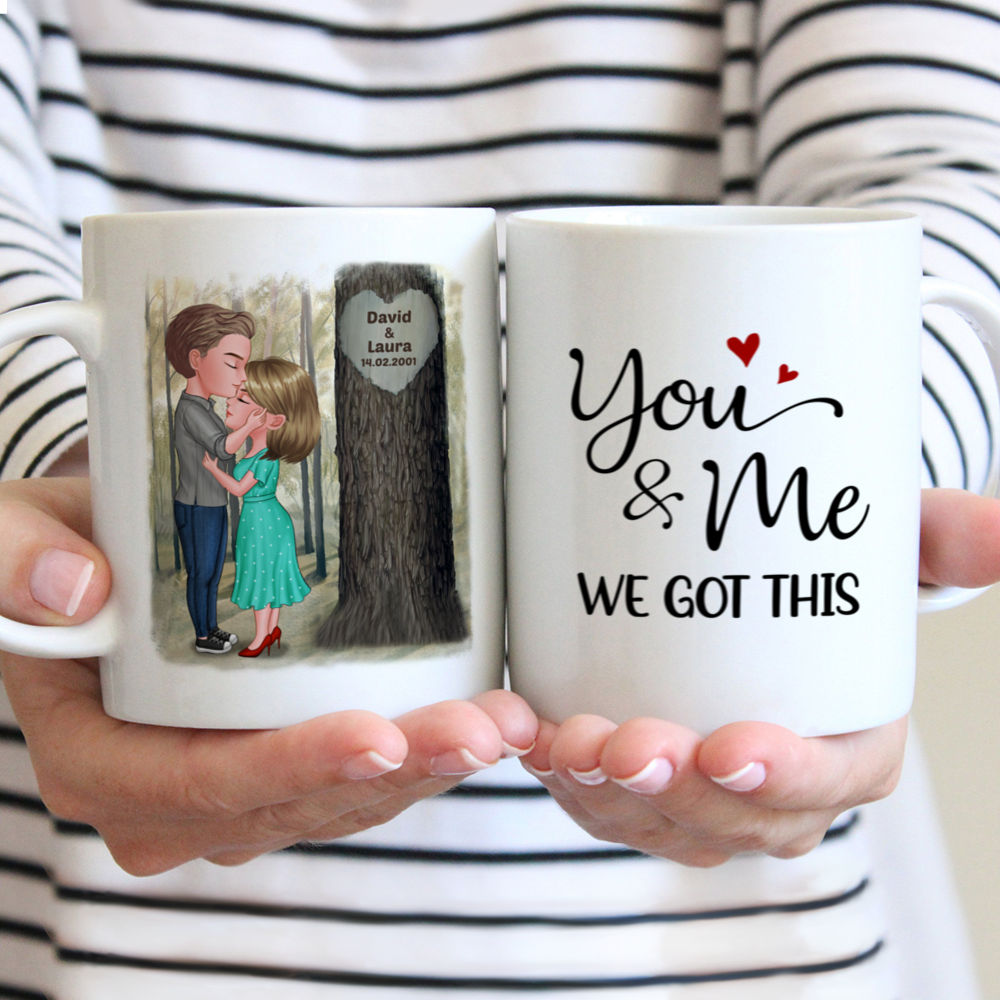 Personalized Mug - Couple Mug - You & Me We Got This (11218) Valentine's Day Gifts, Couple Gifts, Valentine Mug, Gifts For Her, Him_1