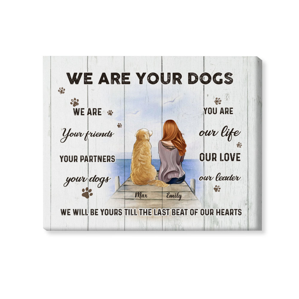 I am Your Friend, Your Partner, Your Dog Wrapped Canvas - Gossby_1