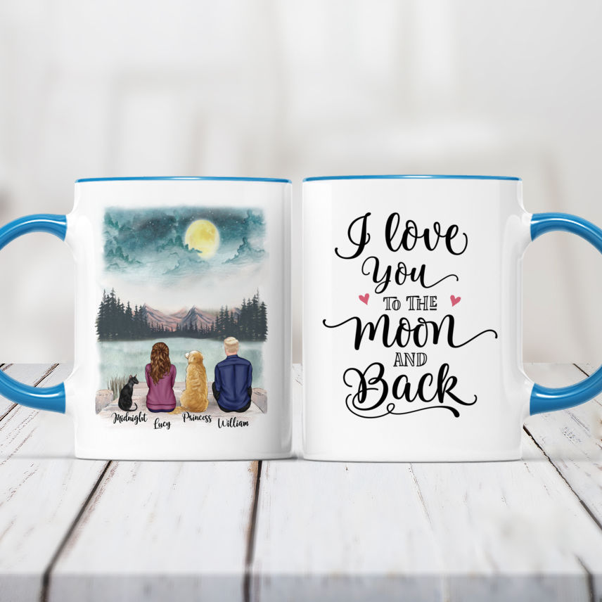 I love you more, I love you most cute couple mug SET, Anniversary gift –  The Artsy Spot