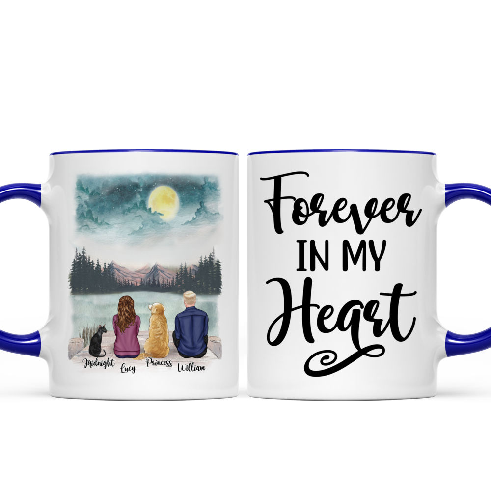 Mr and Mrs, Personalized Heart Shaped Mug Set, Valentine's Day gift -  PersonalFury