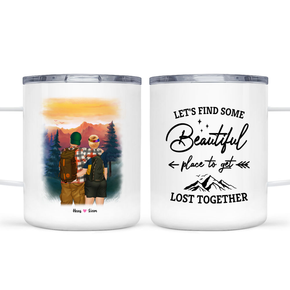 Funny Couples Travel Mug-2 Pack Set-if Lost Return to Babyi 