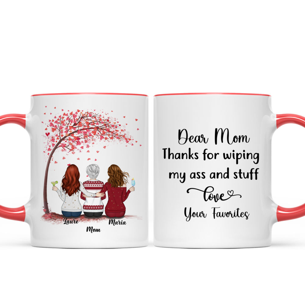 Mom Thanks For Wiping My Butt Engraved Tumblers - LemonsAreBlue