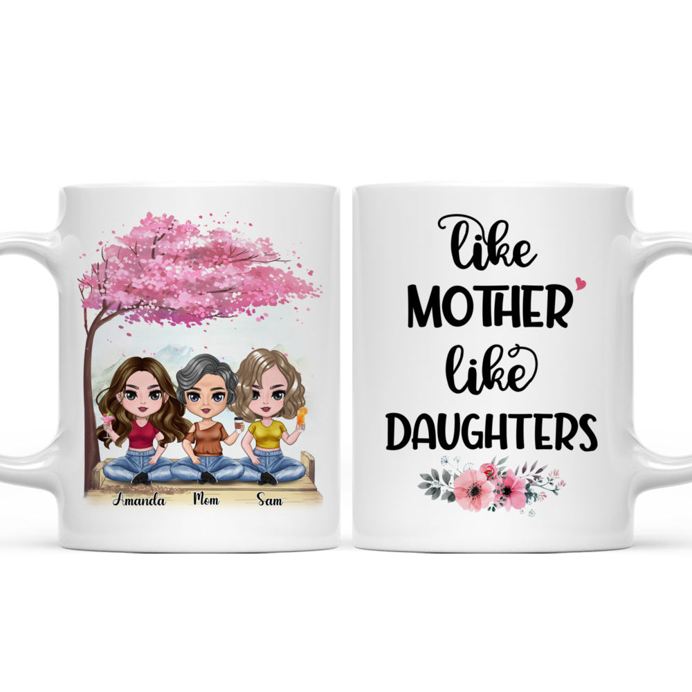 Like Mother Like Daughter Chibi - Personalized Tumbler Cup