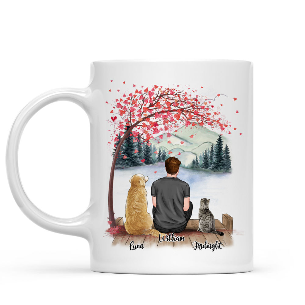 Women/Man/Boy/Girl and Cat/Dog - Fur Daddy - Personalized Mug_1