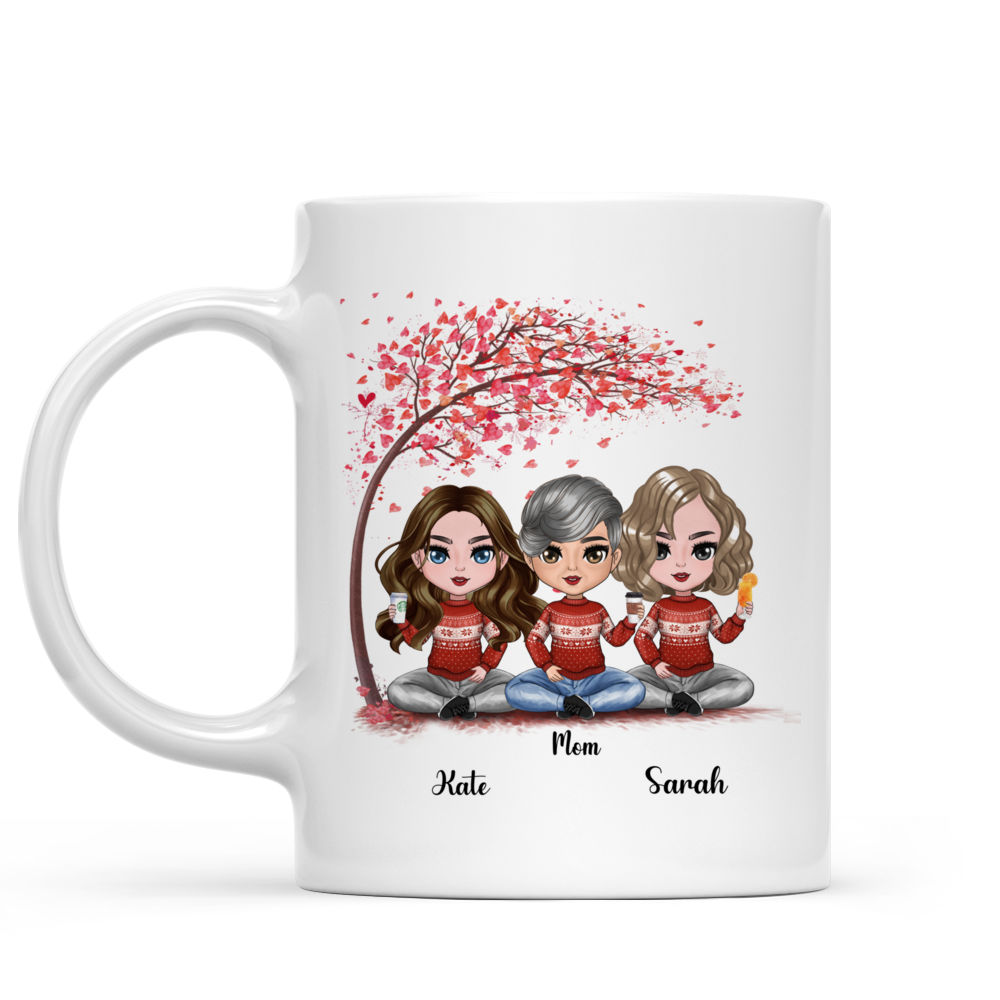 Personalized Mug - Mother & Daughters 2022 - I Would Fight A Bear For You Daughters (11439)_2