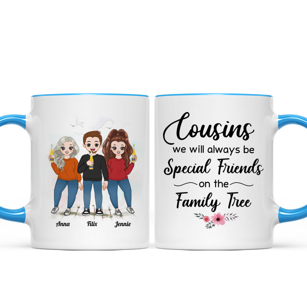 Tree Couple Initals Mug - Shewolfka