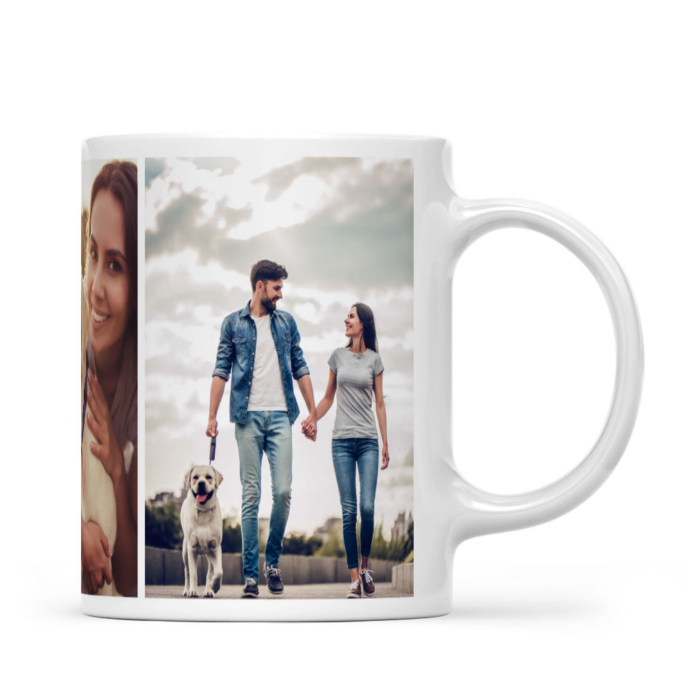 ⭐︎Photo3⭐︎ Photo Mug - Gallery of Three - Couple Photo Gifts, Wedding
