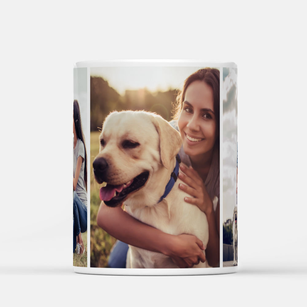 Photo Mug - Gallery of Three - Couple Photo Gifts, Wedding, Anniversary Gifts, Valentine, Christmas Gifts For Couples - Personalized Photo Mug_2
