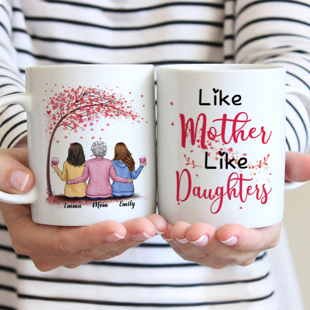 Like Mother Like Daughter, Personalized Coffee Mug, Mother's Day Gifts -  PersonalFury