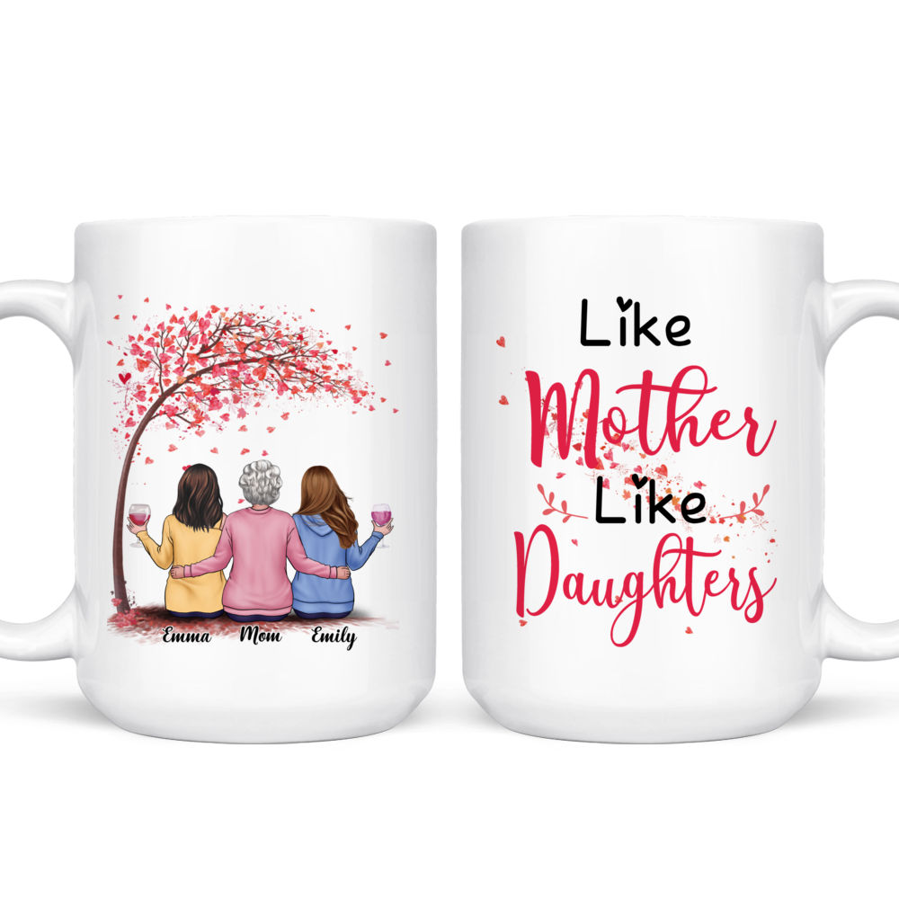 Like Mother Like Daughter, Personalized Coffee Mug, Mother's Day Gifts -  PersonalFury