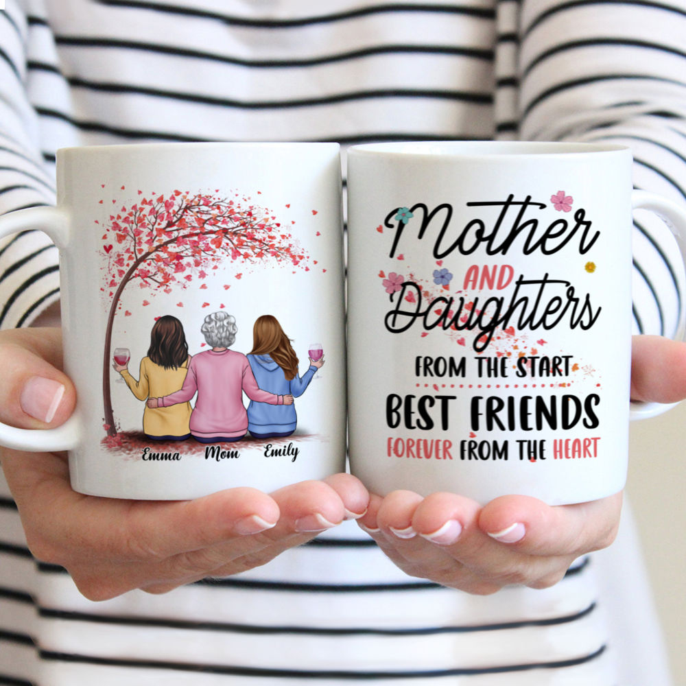 Mother And Daughters - Best Friends Forever From The Heart - Personali –  Macorner