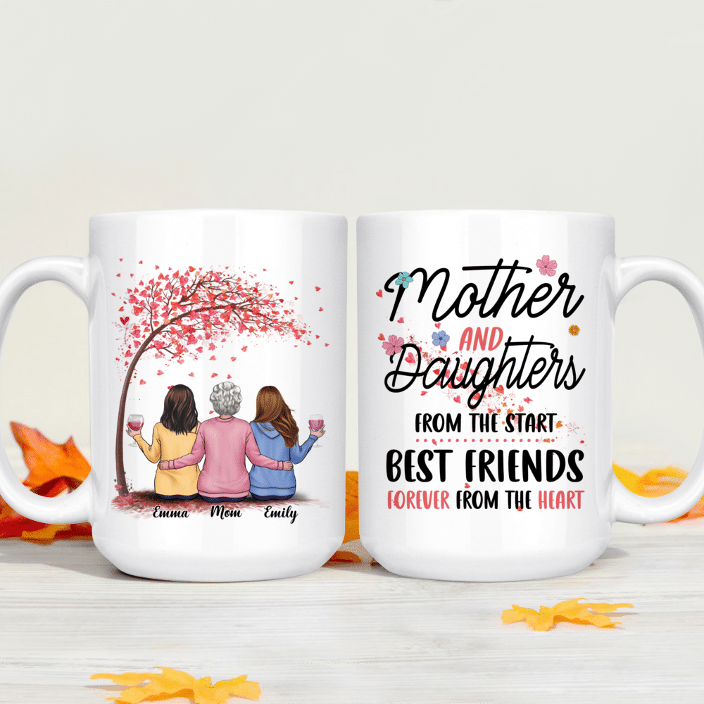 Mother And Daughters - Best Friends Forever From The Heart - Personali –  Macorner