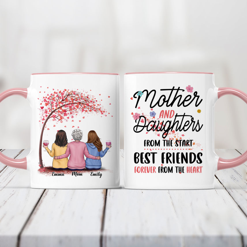 Best Friends Half Heart Baby Daughter - Cute Mother's Day Gift Set -  Mother's Day - Greenturtle