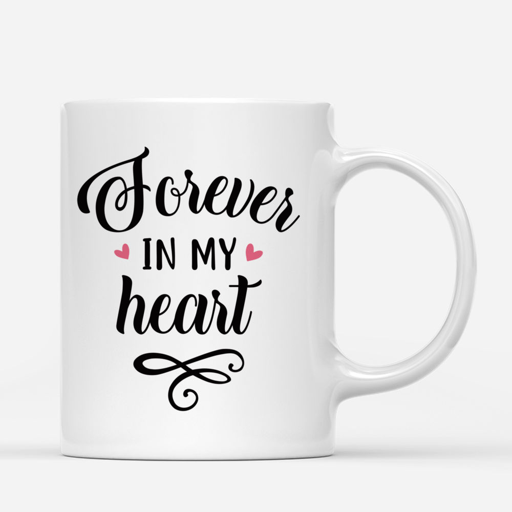 Personalized Mug - Family - Mom And Daughter - Forever In My Heart_2