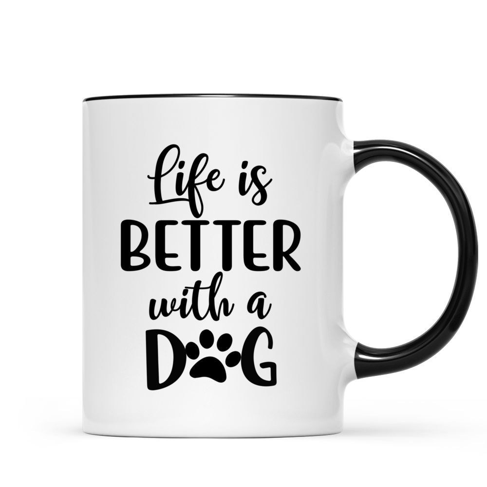 Girl and Dogs - Life Is Better With A Dog