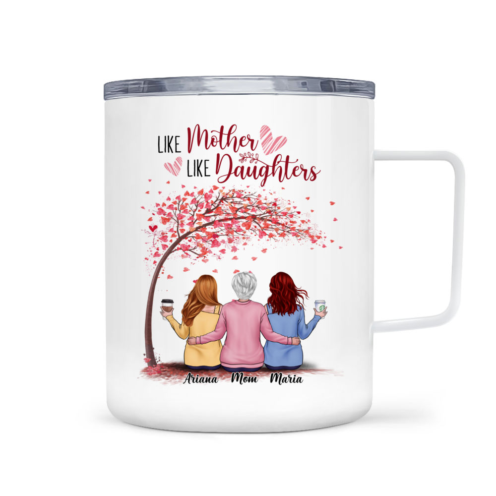 Mother & Daughter Custom Coffee Cups - Sunset - Like Mother Like Daughters