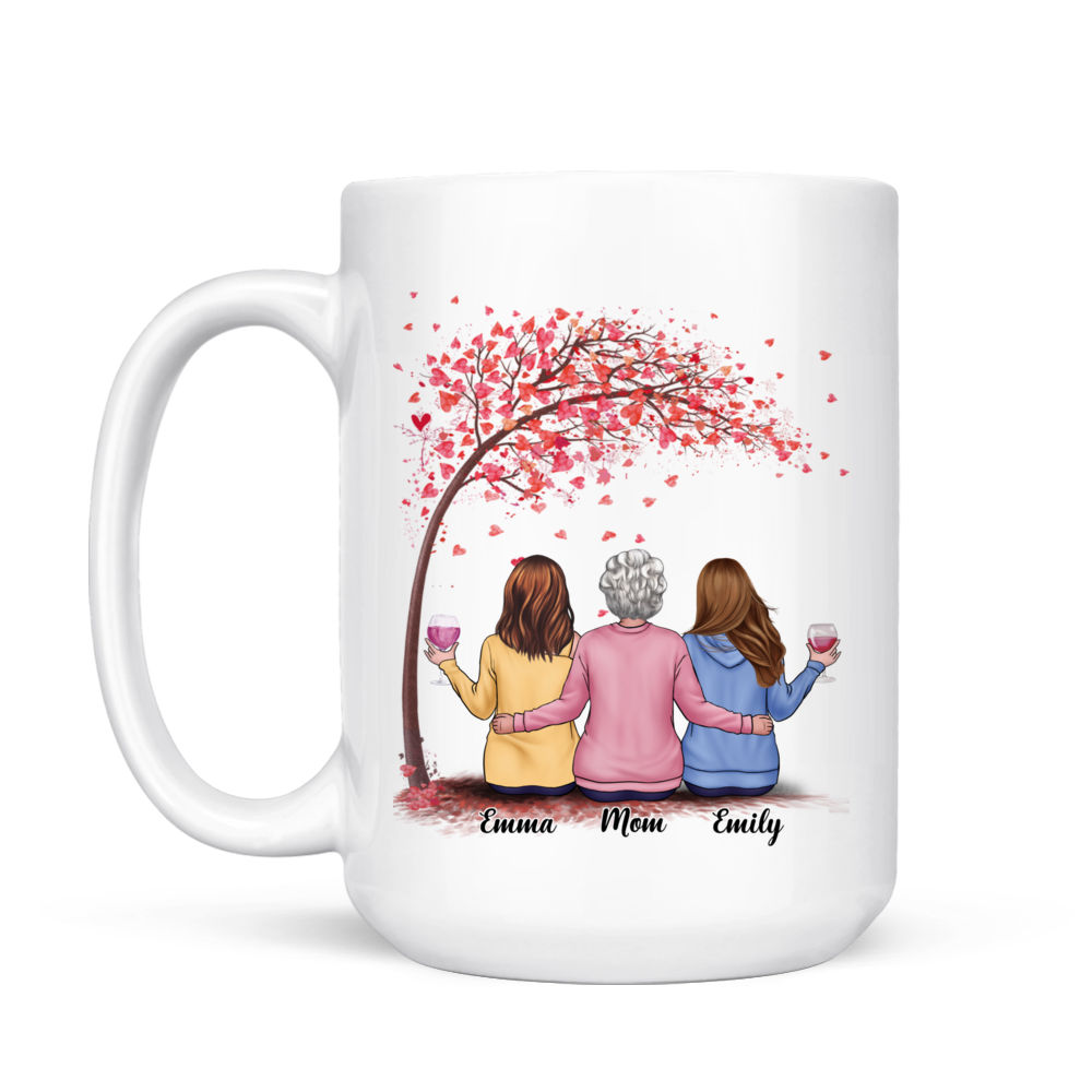 Mother And Daughter Best Friend For Life Mug - Accent Mug - Custom Clipart  To My Mom Mug From Daughter Little Girl